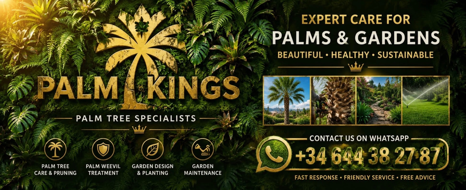Palm Kings expert care for palms and gardens